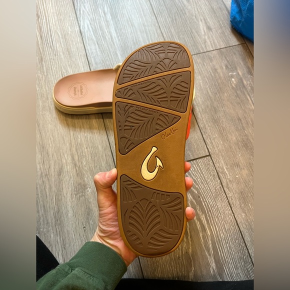 OluKai x Rumpl Nu’a Mino Slide Sandal Quilted Pink Sea Salt 20469 - Women’s 10 - Picture 6 of 11